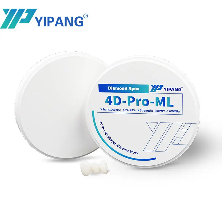 Precio de fabricantes para 98mm Glorious 4D 3D Pro SHT ST Multicapa Dental Lab Aconia Zirconia Block