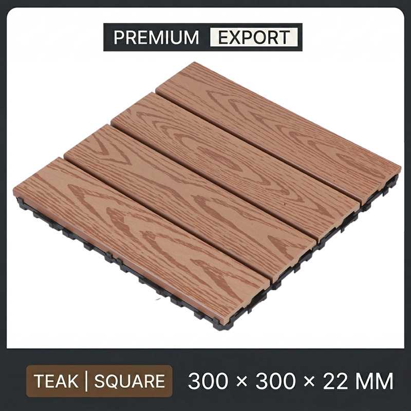 Teak - Linear Slat (Embossed)