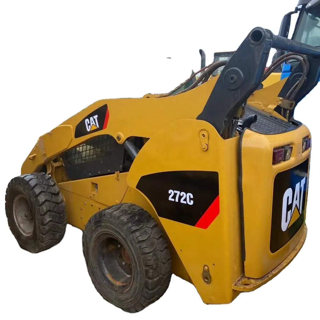 Minicargador de rueda de deslizamiento, cat 272c, usado