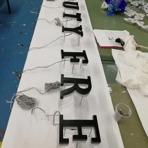Promotion auf Outdoor Wand montage 3D Back Luminous Logo Alle Arten von Schriftarten mit Fernbedienung für die Dekoration - Product Image 3
