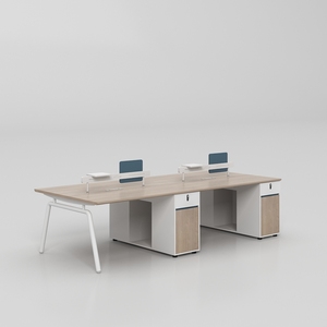 Equipo de muebles de negocios Personal ejecutivo moderno simple Escritorios comerciales Mesa de trabajo para personal Mesa de computadora para cuatro personas - Product Image 6