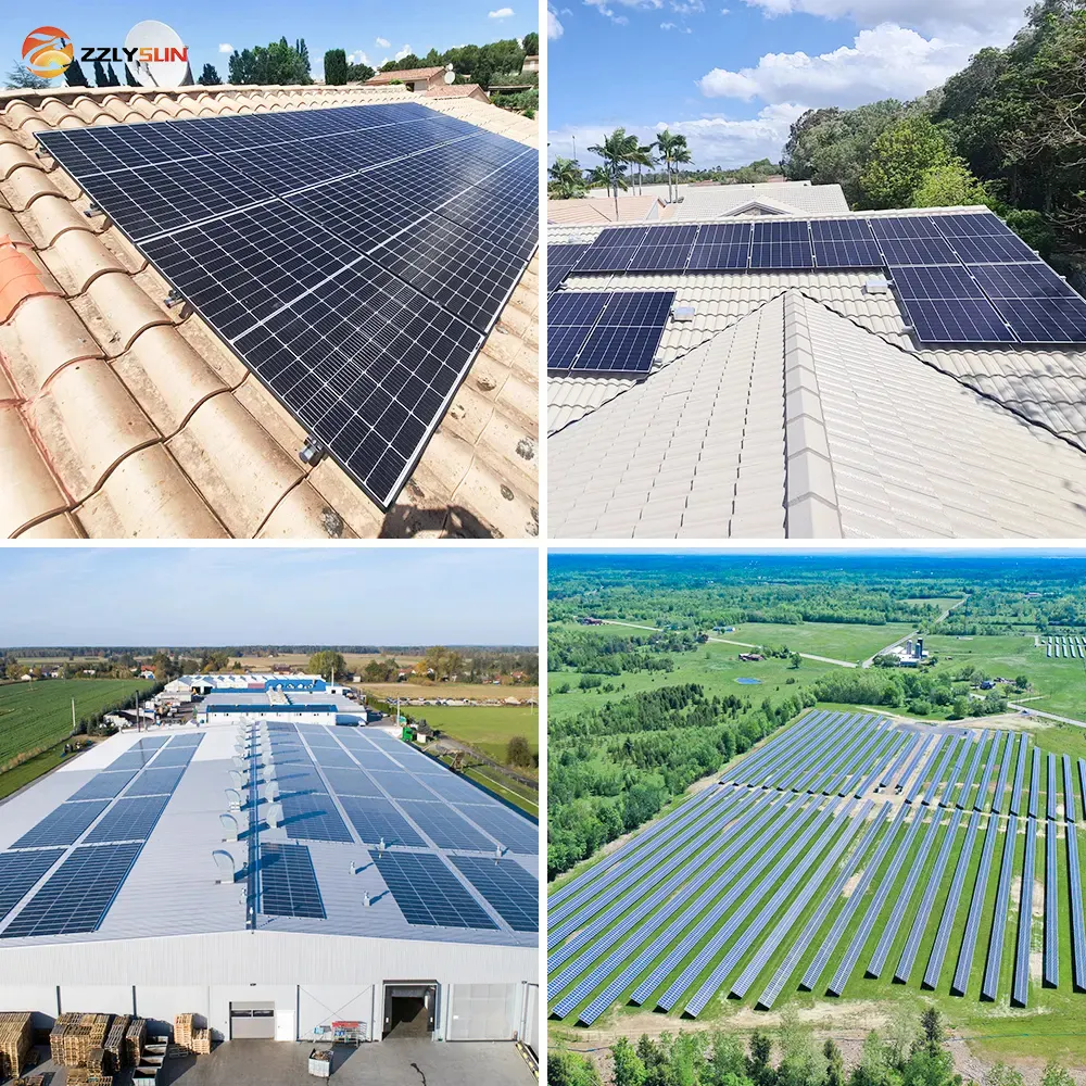 Panneau d'énergie solaire Trina Eu Warehouse 405 425 550 Panneaux solaires photovoltaïques de 670 watts