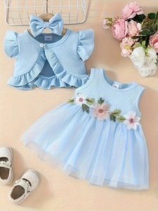 ชุดเจ้าหญิงสำหรับเด็กทารก0-3เดือน, ชุดเสื้อผ้าสำหรับเด็กผู้หญิง - Product Image 5