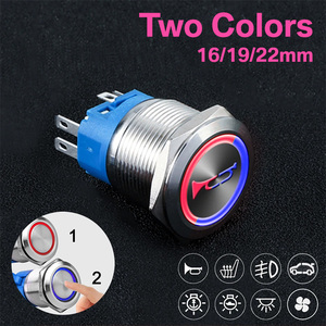 16mm Metal <strong>Push</strong> <strong>Button</strong> <strong>Switch</strong> 5 Pin 6 Pin Momentary / Latching <strong>Push</strong> <strong>Button</strong> on Off <strong>Led</strong> <strong>Switch</strong> <strong>With</strong> <strong>Led</strong> Light - Product Image 5