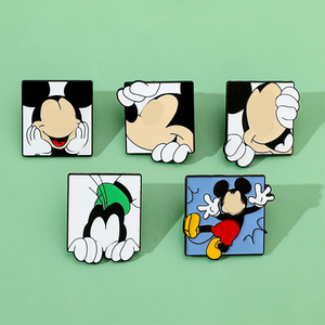 Bán Buôn Pins Phim Hoạt Hình Dễ Thương Sáng Tạo Trâm Tuyệt Vời Nhà Nhân Vật Kim Loại Huy Hiệu - Product Image 5