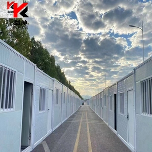 Atacado Personalizado Barato Instalação Rápida Flat Pack Folding Containers Casas Prefab para Construções Site