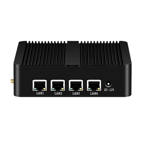 PFsenseゲートウェイファイアウォールルーターミニPCファンレス産業用コンピューターIn-tel N28304NicイーサネットLANポートLinuxネットワークサーバー - Product Image 1