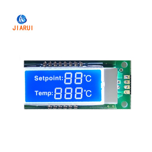 Factory custom monochrome va lcd screen <strong>7</strong> <strong>segment</strong> room thermostat lcd <strong>temperature</strong> <strong>display</strong>