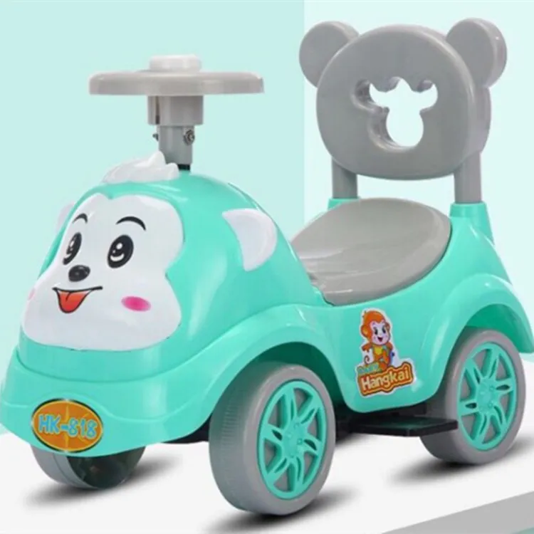 Cheap price kids sliding drive mini baby ride on car with BB Horn steering wheel music