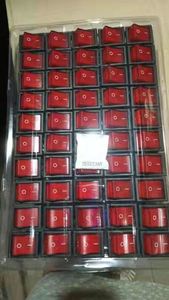 30A Rocker anahtarı KCD4 4PIN 2positiong 25*30mm açık gümüş kaplama kontaklar konut PVC malzeme anahtarı elektrik - Product Image 2
