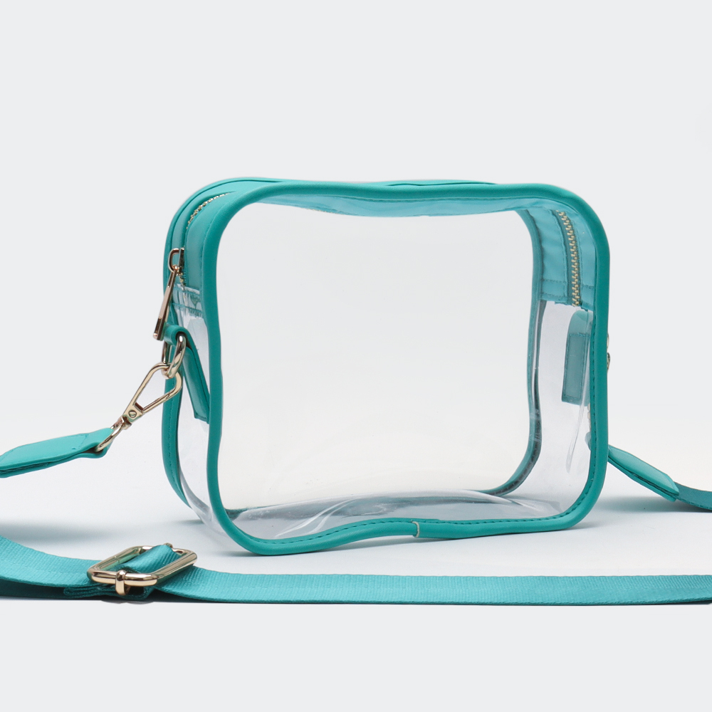 Porte-monnaie clair vert/bleu