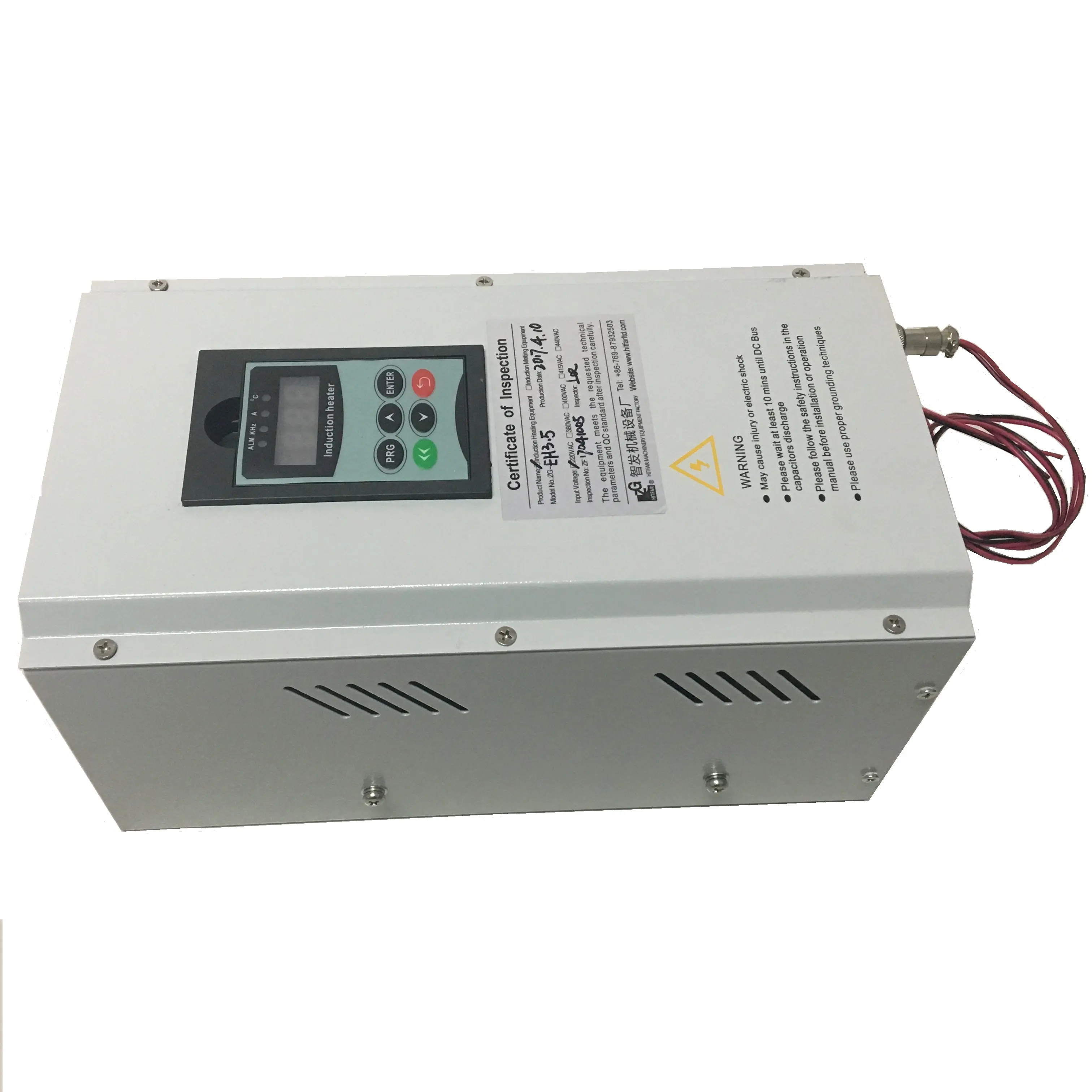 Calentador de inducción electromagnético de ahorro de energía para calefacción, ZG-EH05, 5KW, 220V-1P, materiales de plástico dentro del barril