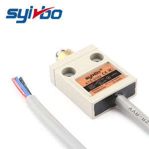 D4C-1202 Compact Enclosed Roller Plunger <strong>Limit</strong> Switch 5A 250VAC Water Proof IP67 Micro Switch with 3m Cable <strong>Length</strong>