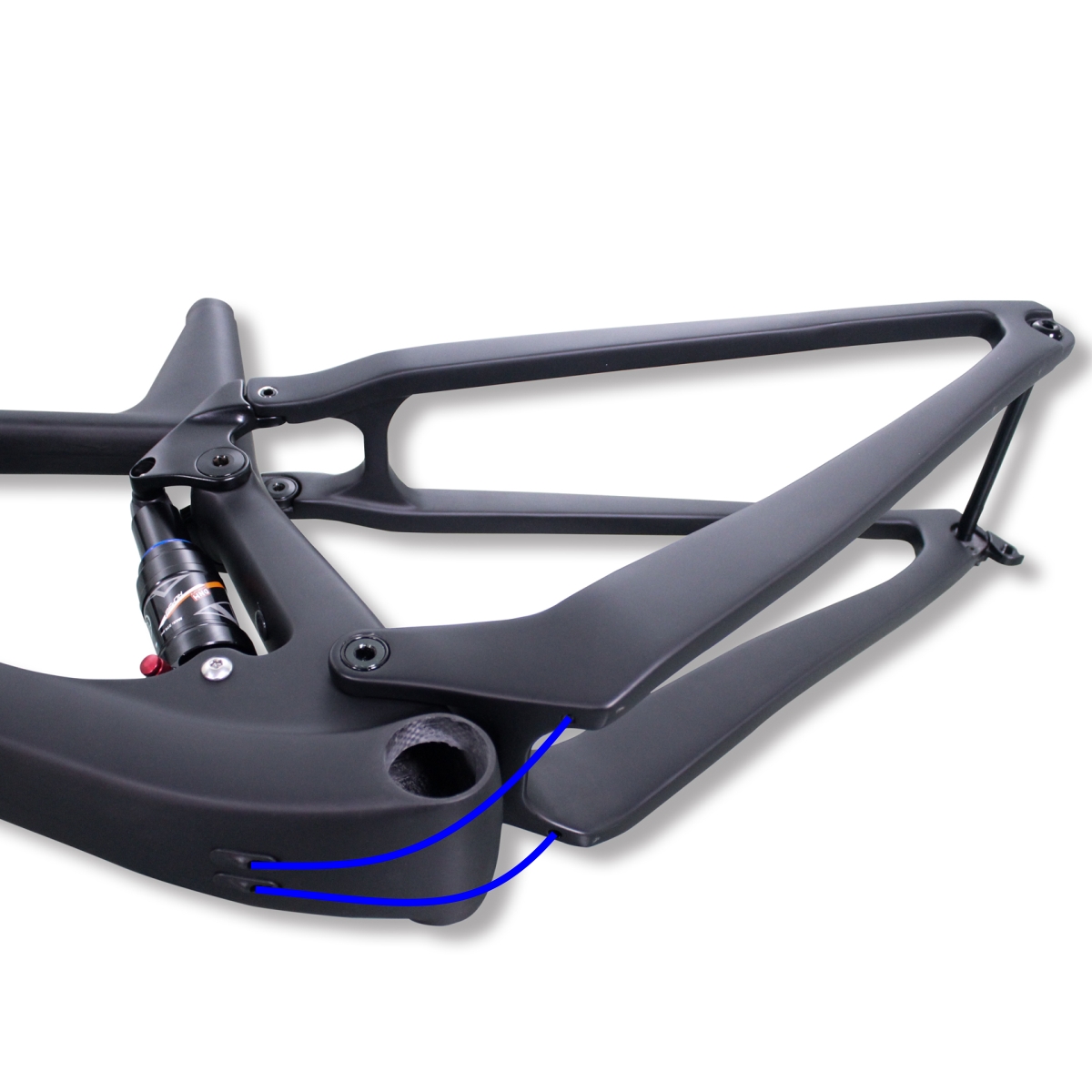 2023 High quality 29er boost travel 100mm MTB Mountain Carbon Bike Frame for adult Cross Country Bicycle Frame
