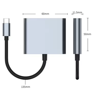 USB C zu HDMI Adapter, 3 in 1 USB C Hub Adapter mit 4K HDMI Ausgang 100W PD & USB 3.0, Multi Port Digital AV Konverter - Product Image 2