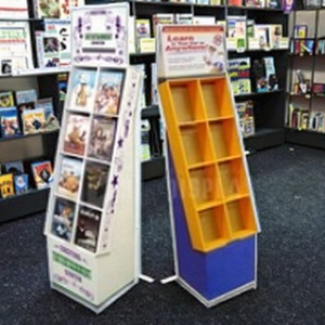 定制卡广告弹出Pos销售点纸板货架展示架书籍 - Product Image 2
