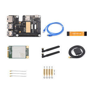 Cappello da PCIe a MiniPCIe GbE USB3.2 +, supporta il modulo 4G di interfaccia MiniPCIe, rete ad alta velocità, cappello lampone Pi 5 - Product Image 6