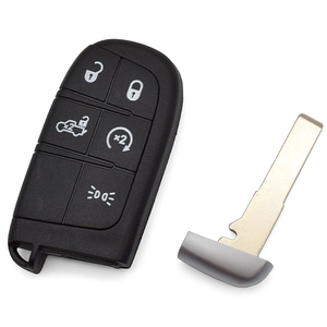 Orijinal yüksek kaliteli AF f-iat 5 düğmeler SIP22 acil durum anahtar ve logo kontrol araba anahtarı ile akıllı uzaktan anahtar kabuk - Product Image 3