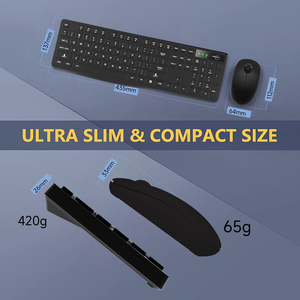 OEM-teclado de tamaño completo para ordenador de escritorio, ergonómico, inteligente, oficina, 2,4G, USB, inalámbrico, combinación de ratón, español, brasileño - Product Image 6