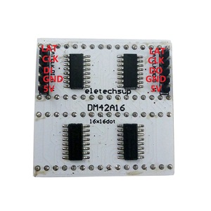 Mit ARDUINO Sketch 16x16 Matrix Dot Red Mini LED-Anzeige für UNO MEGA2560 DUE NANO LEONARDO MICRO Raspberry Pi
