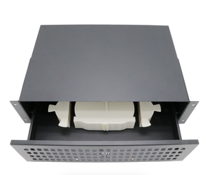 Venta caliente 19 pulgadas 3U LC 144 Puerto SX Tipo de cajón Caja de terminales de panel de conexión de fibra óptica para comunicación de red - Product Image 2