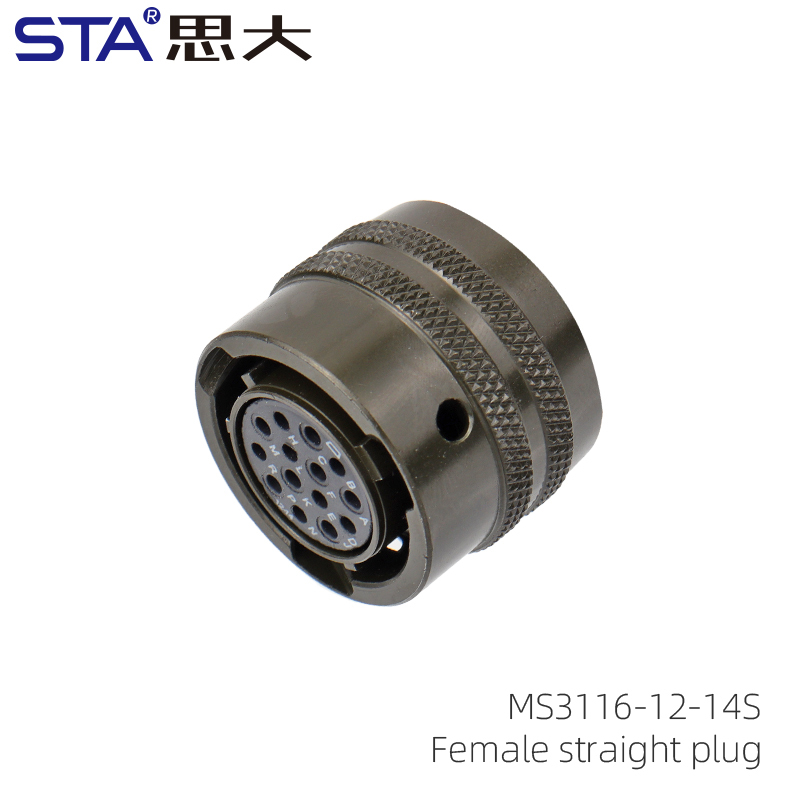 MS3116-12-14S Straight Female plug 3116