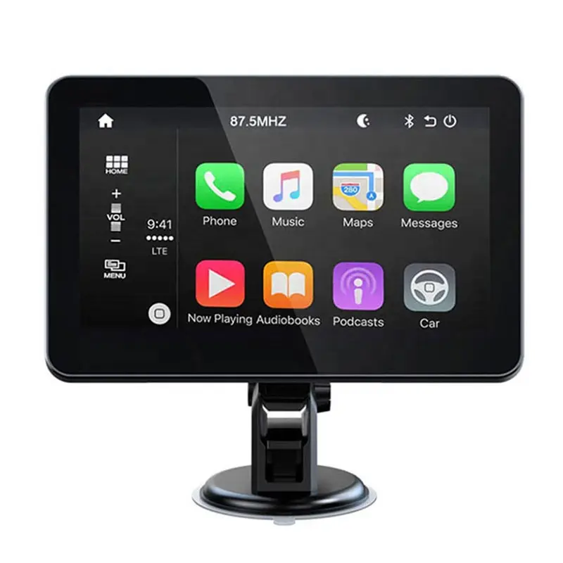 LUTU Rádio Portátil Car Radio Carplay Android Auto 7 polegada Tela Sensível Ao Toque rádio do carro portátil carplay carro dvd player universal