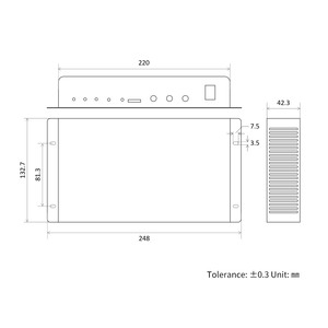 HD-A4L Wi-Fi полноцветный светодиодный видеоэкран контроллер Huidu Async Box плеер отправка коробки - Product Image 4