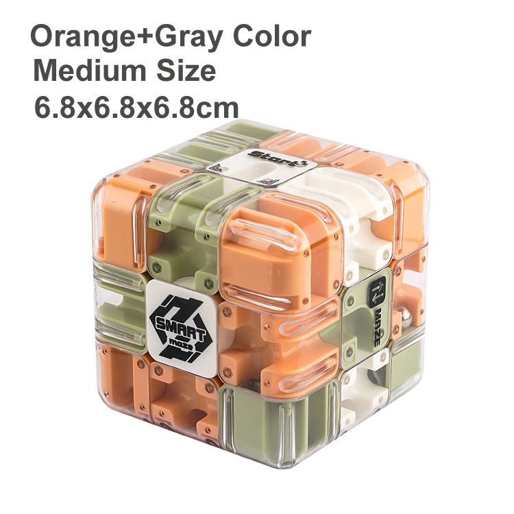 Gray medium size 6.8x6.8x6.8cm
