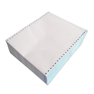 Source Factory 1-5Ply Ncr Computer Papel continuo de papel sin carbón para impresora de matriz de puntos