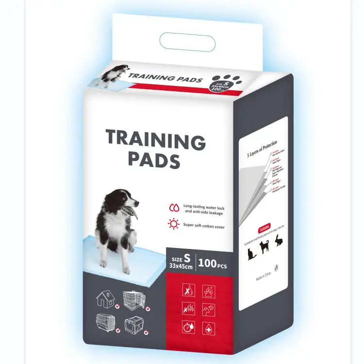 Almohadillas absorbentes de alta calidad para mascotas, almohadillas desechables para orina de cachorros y gatos, para entrenamiento de perros