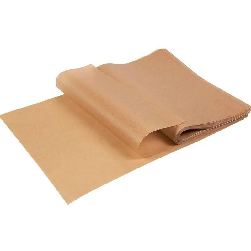 LXM149-Papel de aceite de silicona profesional resistente a altas temperaturas, freidora de aire marrón, papel de hornear para Cocina