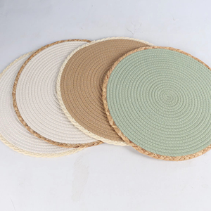 北欧风格两用加厚棉织物BCI桌垫现代设计家用或办公用餐垫 - Product Image 1
