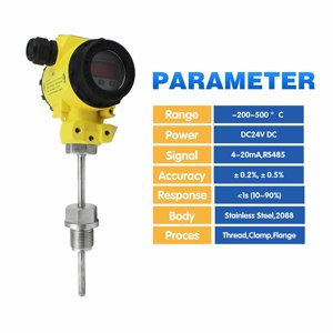 Sondas Rtd tipo K de 4-20ma, Sensor termopar de alta temperatura Pt100, transmisor de temperatura - Product Image 2