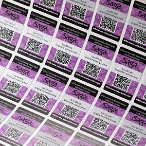 Etiquetas adhesivas personalizadas, estampación Variable de código Qr, etiquetas resistentes a altas temperaturas - Product Image 5