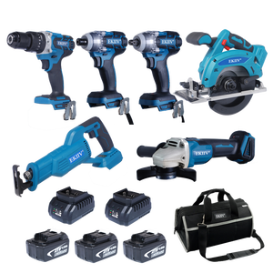 EKIIV Power <strong>Tools</strong> <strong>Kits</strong> Rechargeable Lithium Brushless Electric Angle Grinder Cordless Wrench Toolbox Combination <strong>Tool</strong> Set - Product Image 6