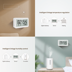 Оптовая Продажа с фабрики умный датчик температуры и влажности ZigBee, умный Wi-Fi датчик температуры и влажности Tuya - Product Image 4