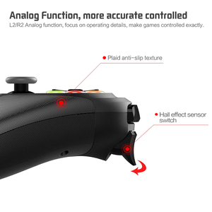 BT Gamepad Juego de teléfono móvil PUGB Auxiliar Ayudante Tiempo de espera prolongado para PC Computadora Controlador inalámbrico