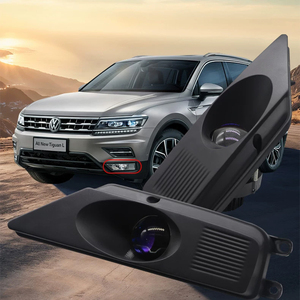 Diğer araba ışık aksesuarları LED projektör sis lambası montaj braketi çerçeve için 2017-2021 Volkswagen Tiguan L/t-roc sis çerçeve - Product Image 6
