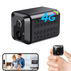 Mini macchina fotografica 4mp 4g con sensore di batteria 2k Mini telecamera Cctv con registrazione Audio di visione notturna all'ingrosso Mini Box telecamere - Product Image 1