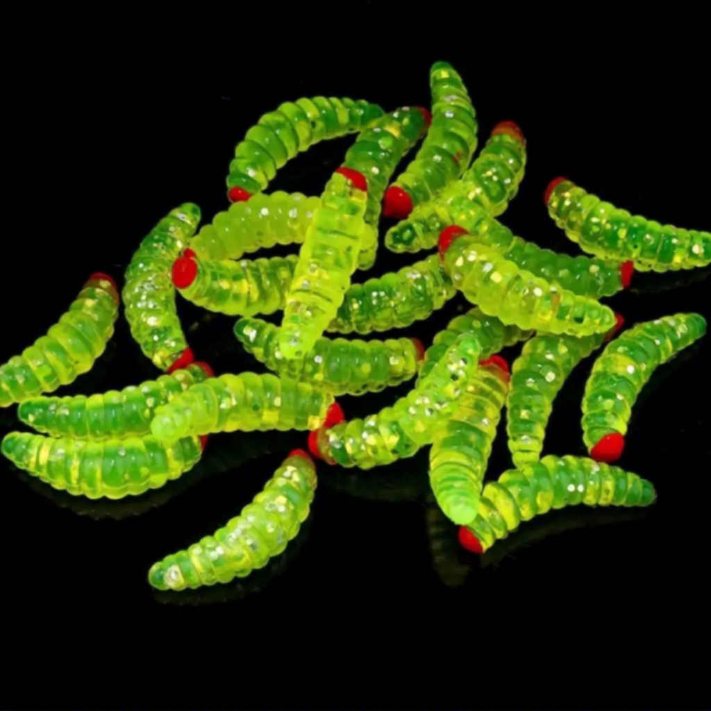 Sticky red head-yellow green