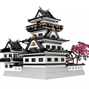 MouldKing 22006 3086 piezas crear arquitectura famosa El MOC Himeji Castillo modelo conjuntos bloques de construcción ladrillos Diy MOC Juguetes - Product Image 1