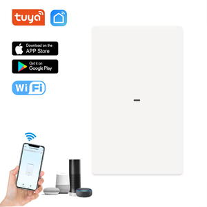 CHNLAN 120 tipi amerikan standart Tuya WiFi akıllı ışık anahtarı Push Button duvar anahtarı 1/2/3 Gang Alexa Google ev ile çalışmak - Product Image 2
