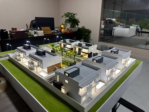 最も人気のある若者のモダンでシンプルなヴィラモデル、建築スケールモデル建築3D建築モデル製造 - Product Image 5
