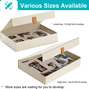 Một hộp lưu trữ hình ảnh trang trí tổ chức đẹp với nắp hoàn hảo để lưu trữ tài liệu hình ảnh của bạn một cách an toàn - Product Image 3