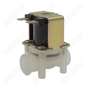 1/4'' Threaded PP Body <strong>Water</strong> Dispenser Solenoid <strong>Valve</strong> for <strong>Reverse</strong> Osmosis Pure System DC12V DC24V - Product Image 1