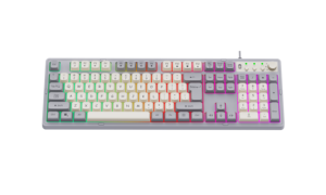 RGB LED Backlit 104-<strong>Key</strong> Wired USB <strong>Computer</strong> Gaming <strong>Keyboard</strong> New Aluminium and ABS Material for Laptop and Desktop <strong>Use</strong> - Product Image 3
