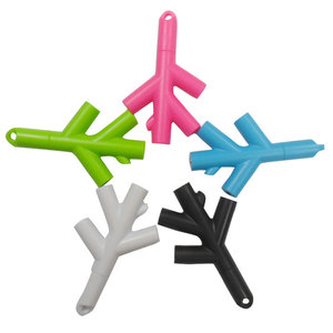 1 in 4 out 4in1 4 in 13.5mmオス-4メスイヤホンaux JackYオーディオスプリッターアダプターコンバーター - Product Image 1