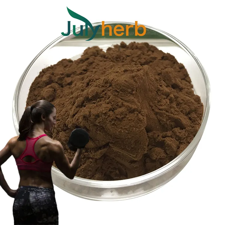 Julyherb best ajuga turkestanica extract powder turkesterone capsules 2% 10% 40% sports supplements