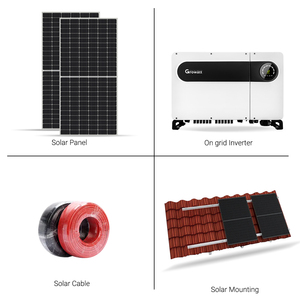 太阳能发电厂50kw 100kw 150kw太阳能系统并网太阳能发电机三相400Vac输出 - Product Image 3